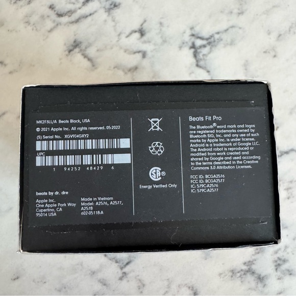 Beats Fit Pro True Wireless Noise Cancelling In-Ear Earbuds - Black - Picture 2 of 10